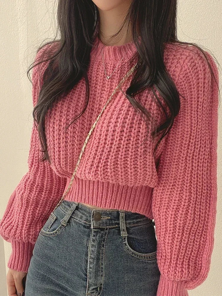 Léonie™ | Maglione Elegante à Maniche Lunghe