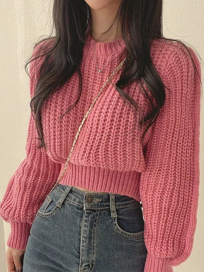 Léonie™ | Maglione Elegante à Maniche Lunghe
