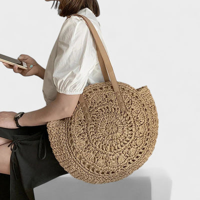 Nora. – Bourse de la plage intrecciata à la main