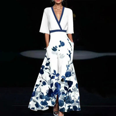 Jamie - Robe élégante à motif fleuri 