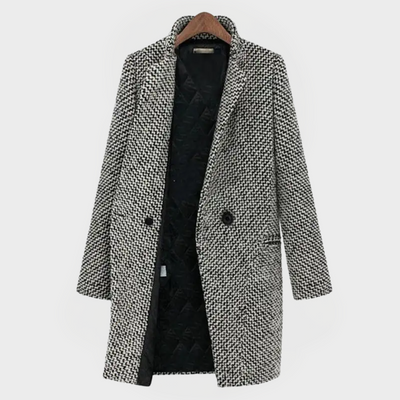 CHELSEA™ | MANTELLO LUNGO A RIGHE 