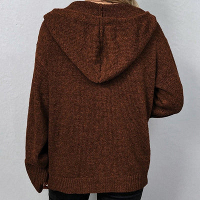 Arielle | Cardigan avec Cappuccio et Bottoni