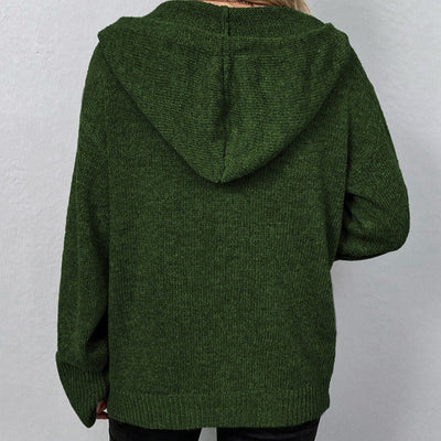 Arielle | Cardigan avec Cappuccio et Bottoni