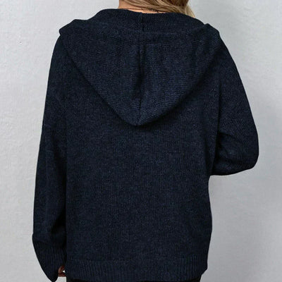 Arielle | Cardigan avec Cappuccio et Bottoni