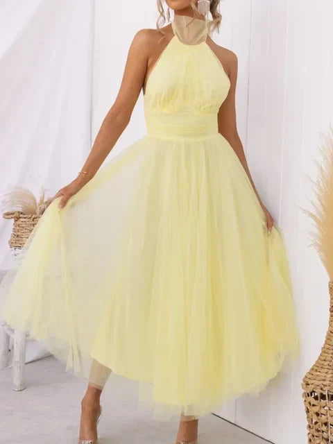 Robe tendance à col roulé Aria