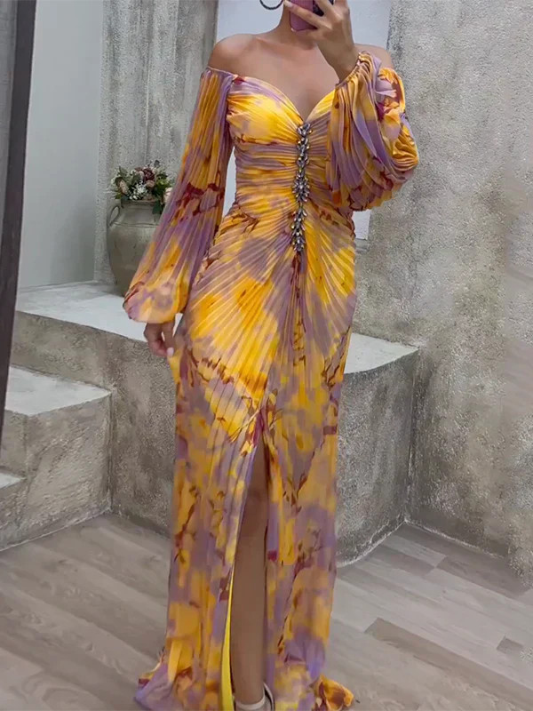 Kristine | Robe élégante à col en V