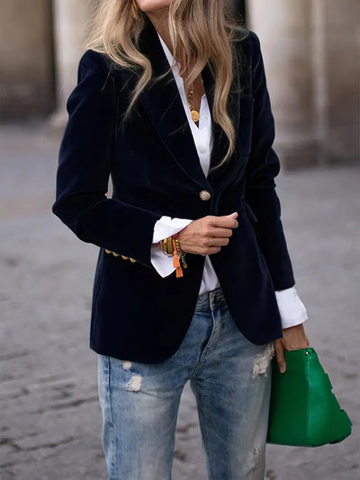 JULISSA | BLAZER IN VELLUTO ELEGANTE
