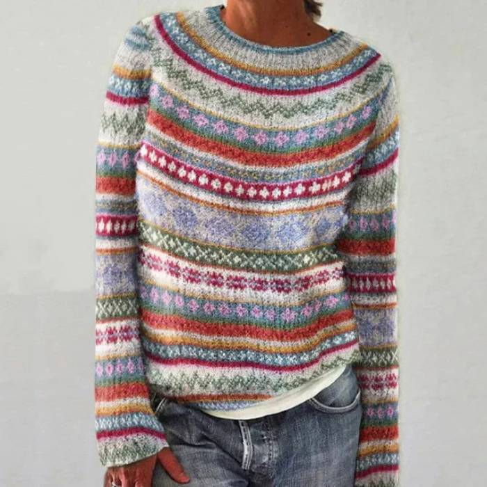 Lily™ - Maglione Rétro Élégante