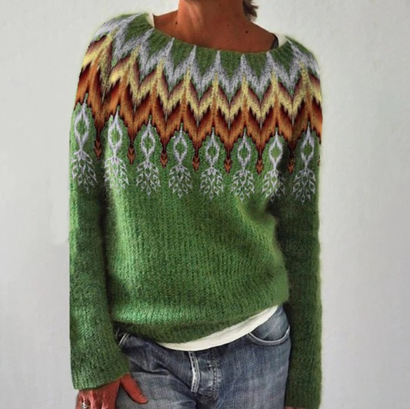 Silvia™ - Maglione Rétro