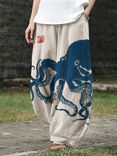 Pantaloni en lin Sea Empress