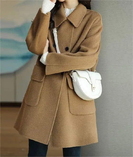 Elisa - Cappotto invernale da donna à lana 