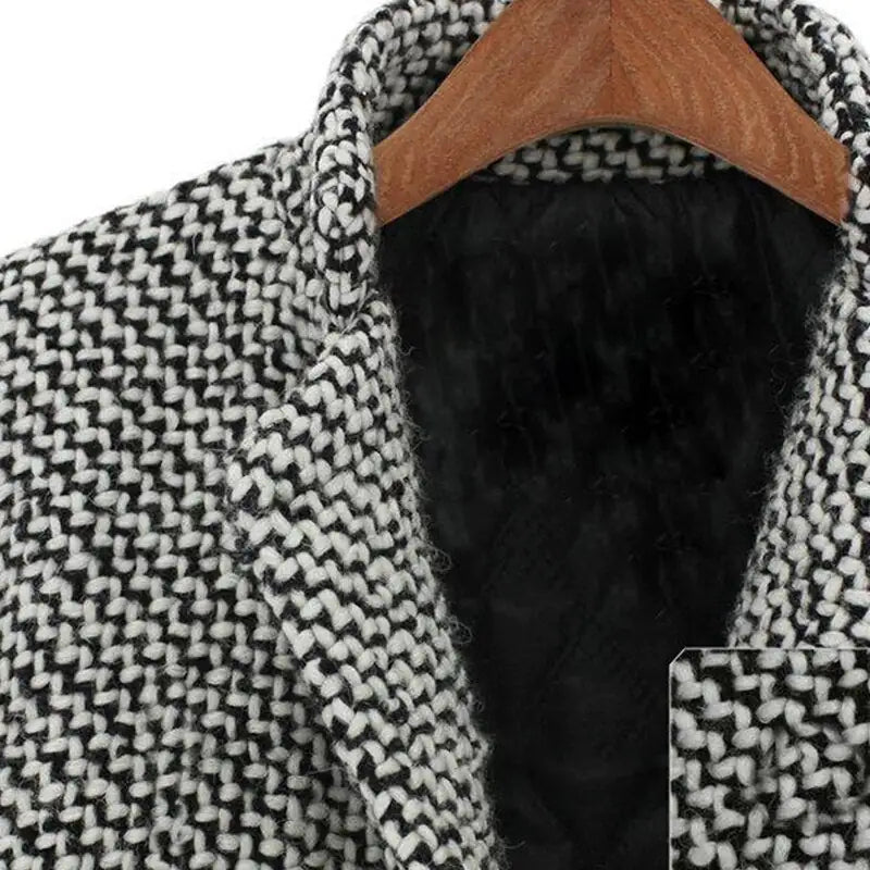 CHELSEA™ | MANTELLO LUNGO A RIGHE 