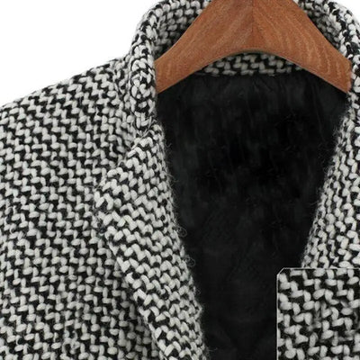 CHELSEA™ | MANTELLO LUNGO A RIGHE 
