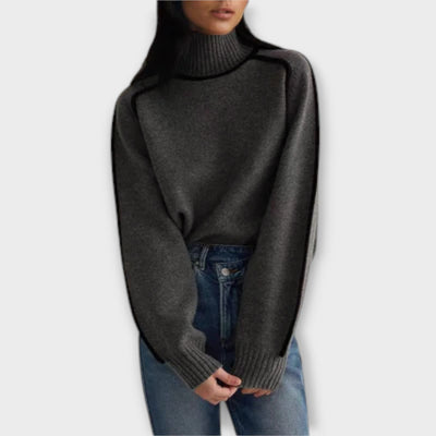Emilie - Maglione a collo alto morbido ed elegante