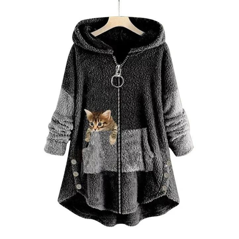Vanda | Giacca calda e morbida, coccolosa come un orsetto di peluche