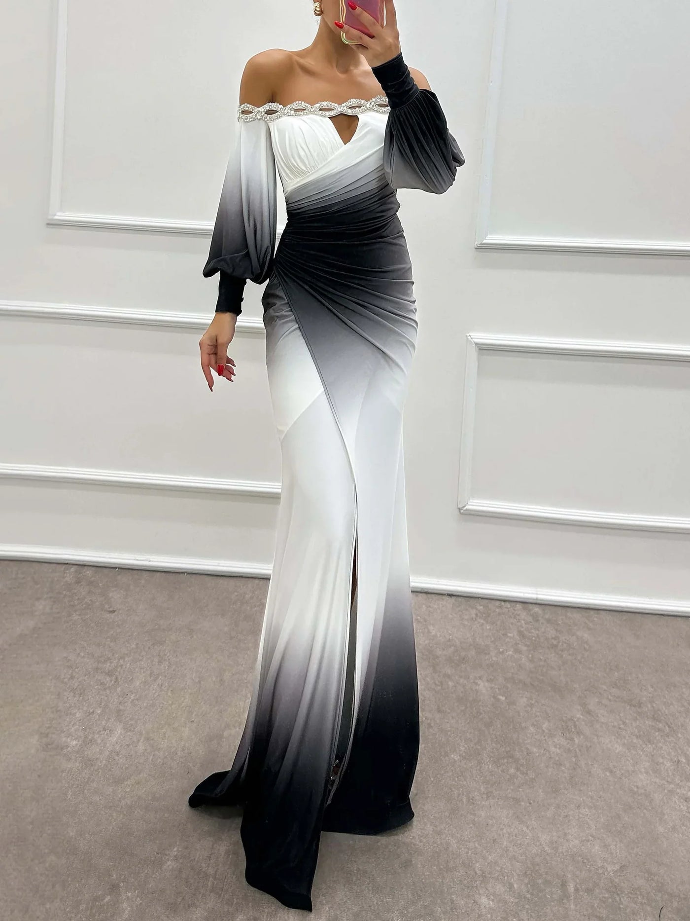 Delia - Robe épaules dénudées