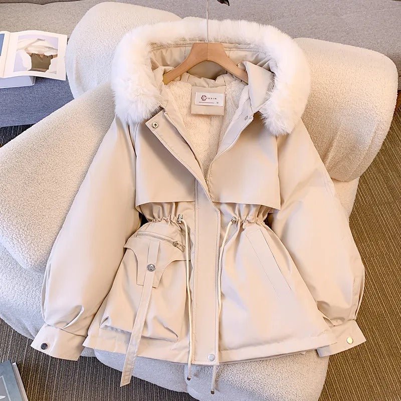 Amity™ | Elegante giacca invernale in piuma con pelliccia