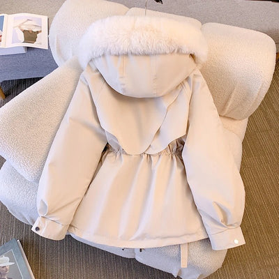 Amity™ | Elegante giacca invernale in piuma con pelliccia
