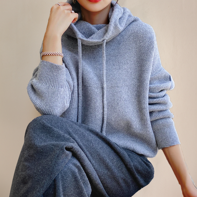 GEMMA™ | FELPA CON CAPPUCCIO CALDA ET CONFORTEVOLE 