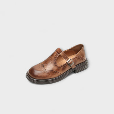 Janine | Mary Janes en cuir