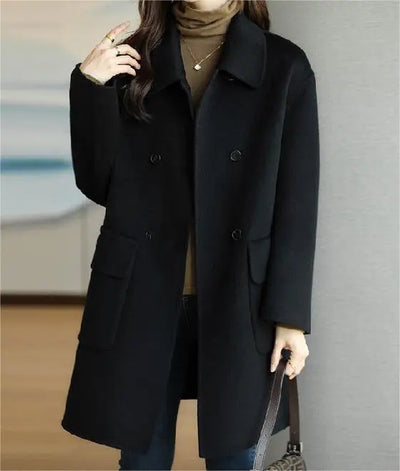 Elisa - Cappotto invernale da donna à lana 