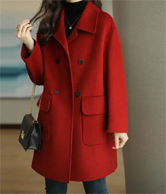 Elisa - Cappotto invernale da donna à lana 