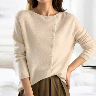 Cristiane | Cardigan Casual avec Bottoni