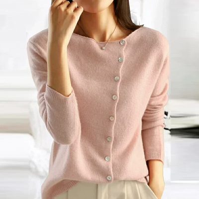 Cristiane | Cardigan Casual avec Bottoni