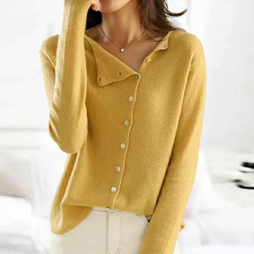 Cristiane | Cardigan Casual avec Bottoni
