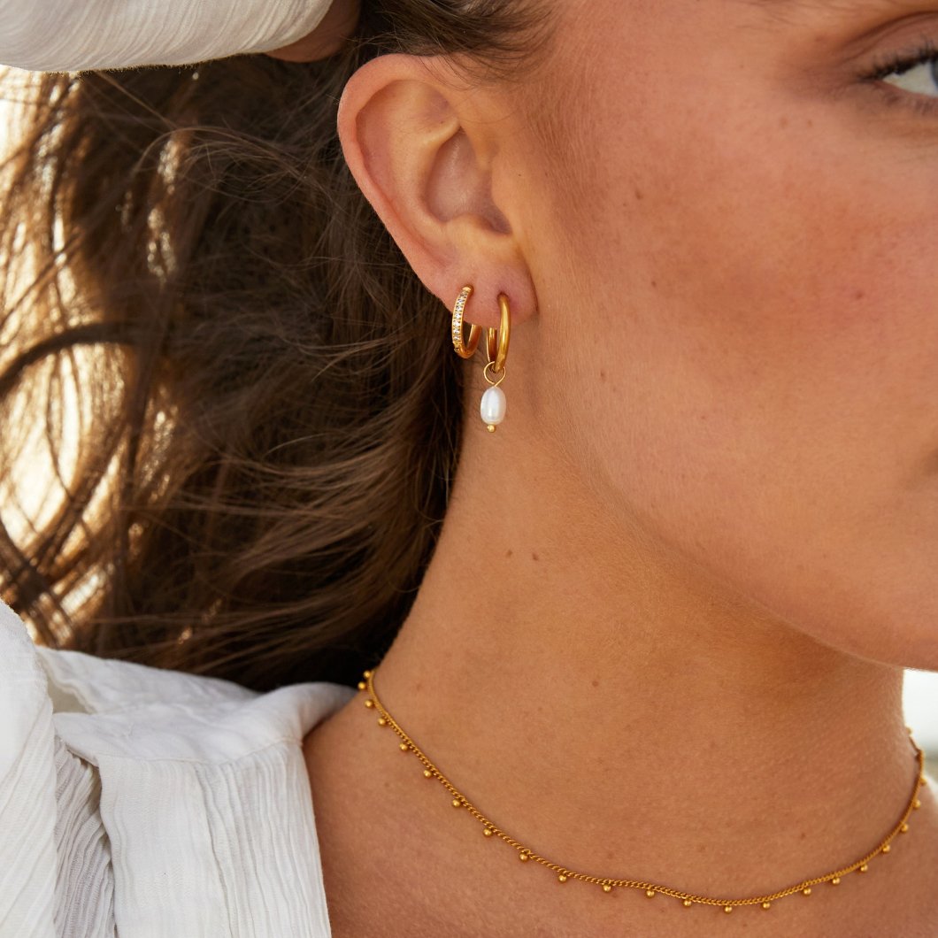 Béatrice™ | Orecchini Cerchio Eternità 