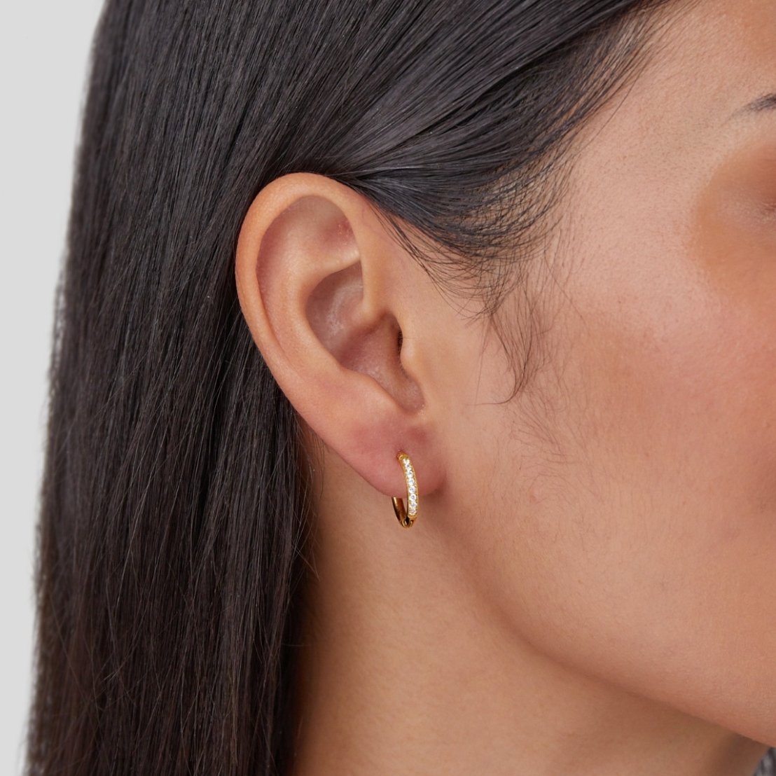 Béatrice™ | Orecchini Cerchio Eternità 