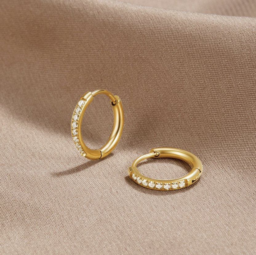 Béatrice™ | Orecchini Cerchio Eternità 