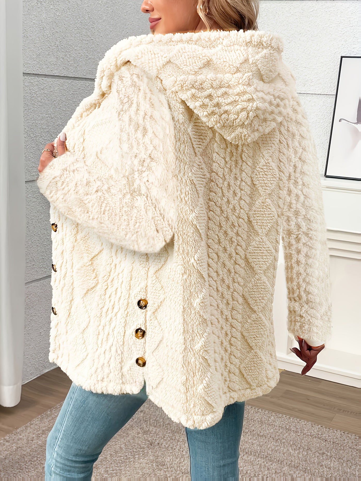 Celine - Manteau Teddy Doux