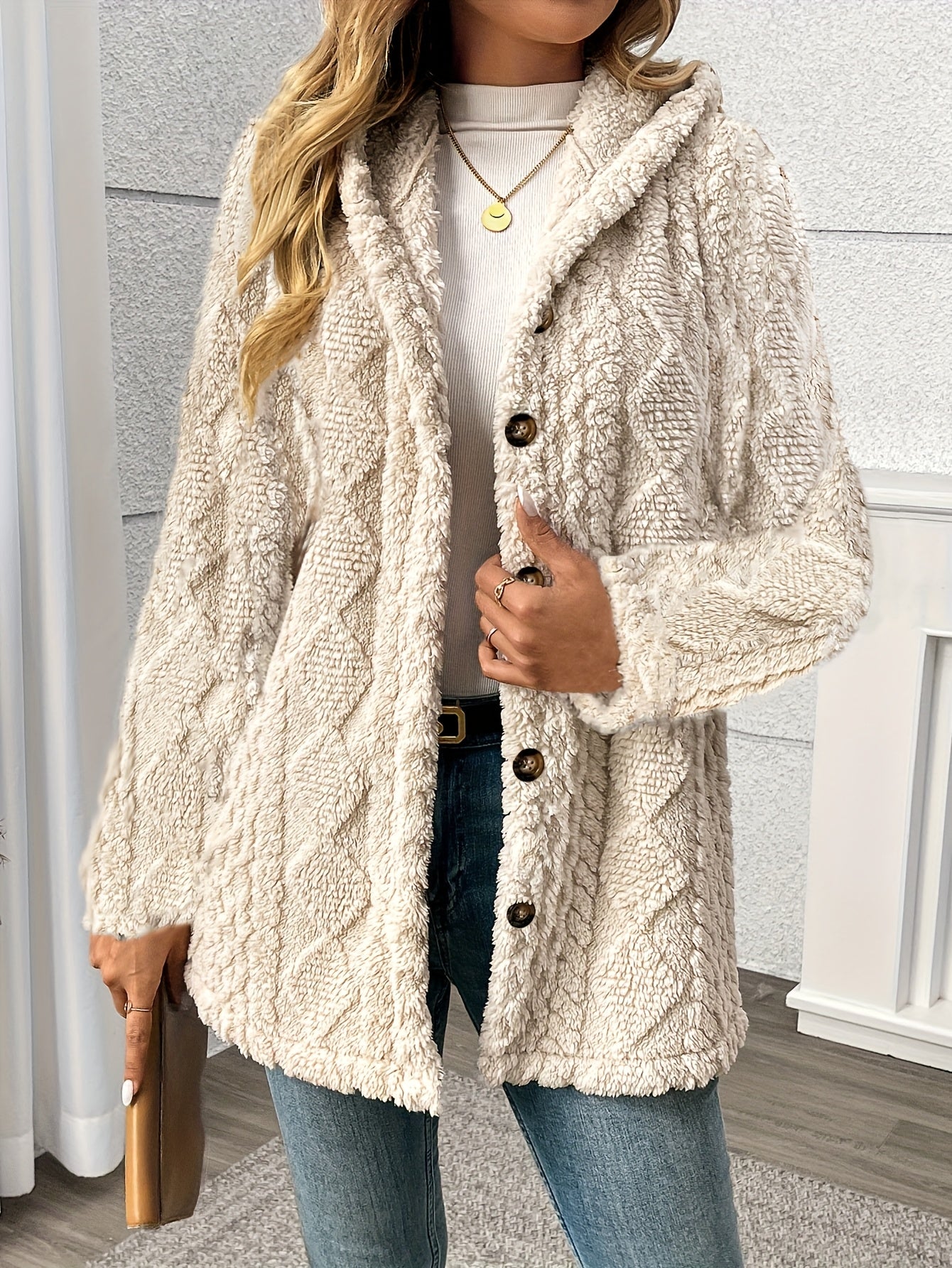 Celine - Manteau Teddy Doux