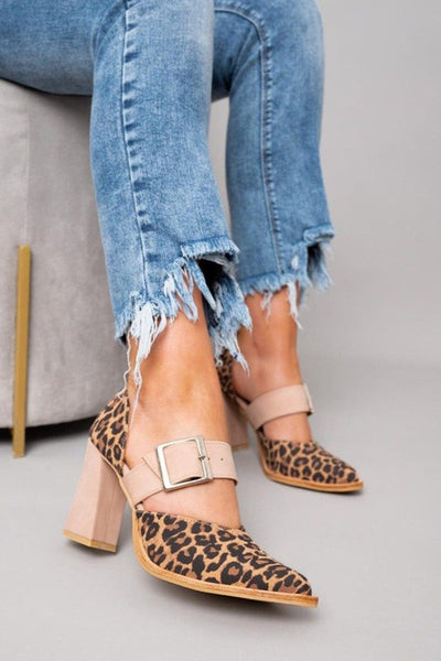 Vittoria™ | Sandali Leopardati en Camoscio