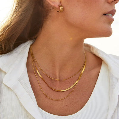 Serena™ | Collana Catena Dorata 