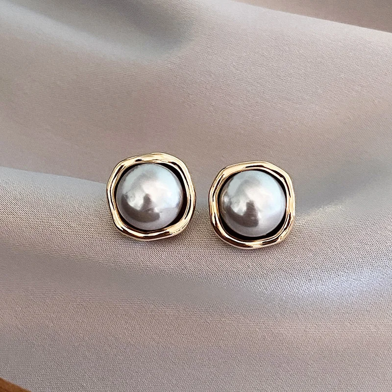 Noémi™ | Orecchini con Perla Nera 