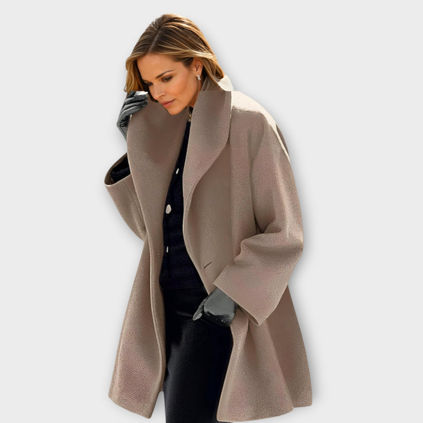 Emma - Cappotto di Lana Impermeabile Premium