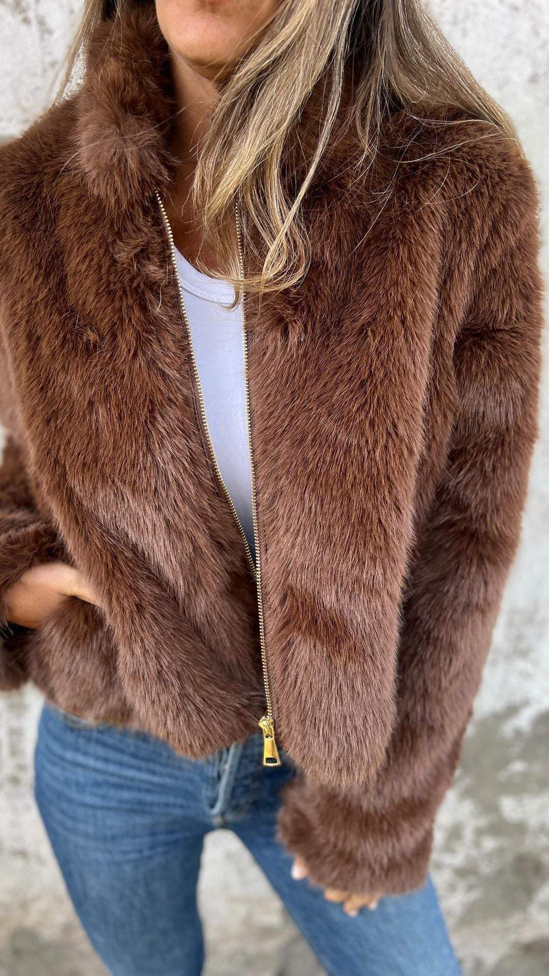 Sara™ | Cappotto à pelliccia di lusso