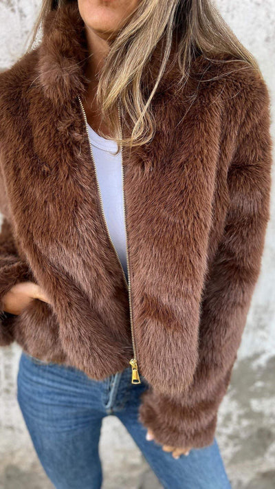 Sara™ | Cappotto à pelliccia di lusso