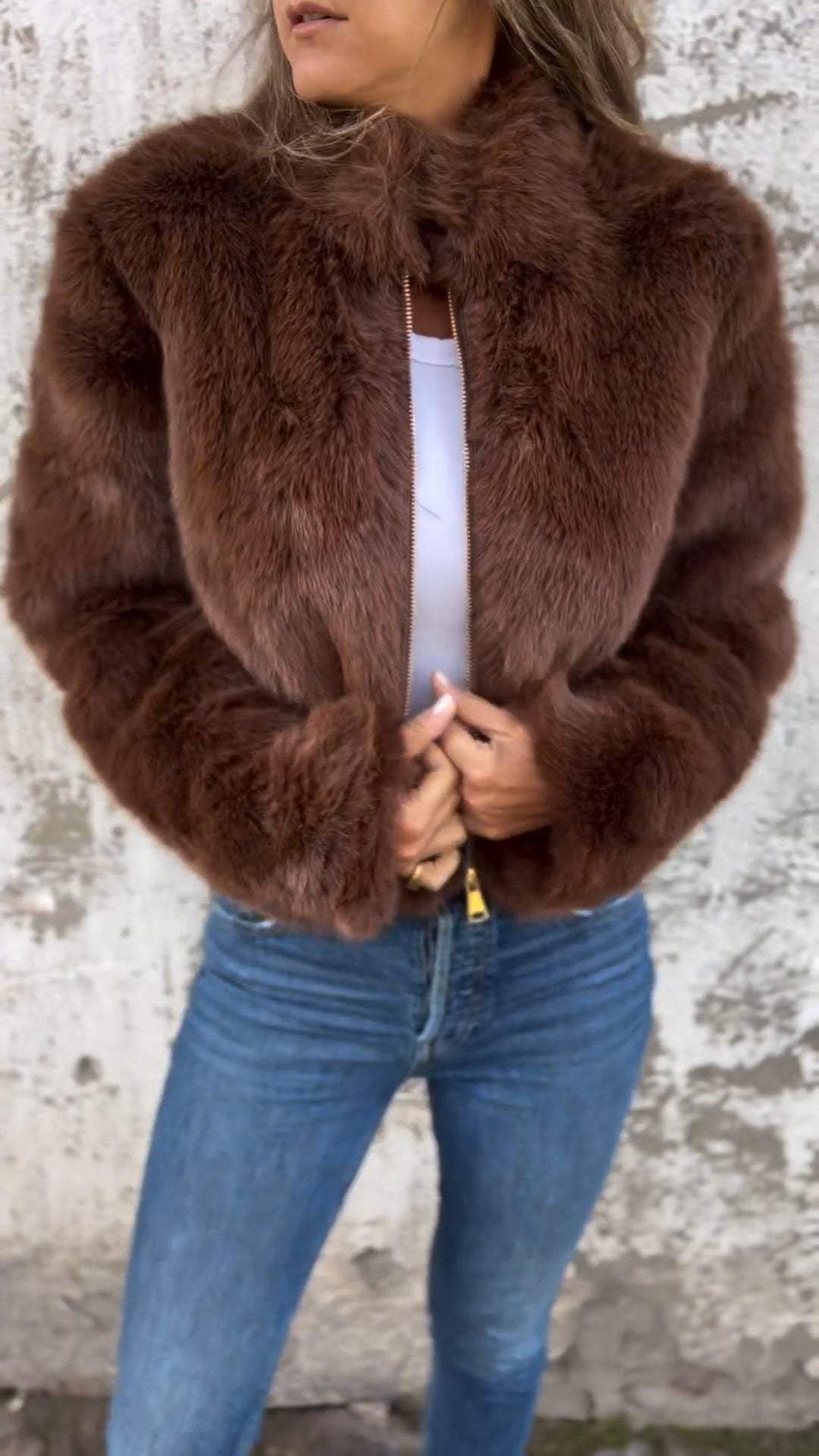 Sara™ | Cappotto à pelliccia di lusso