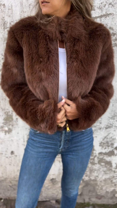 Sara™ | Cappotto à pelliccia di lusso