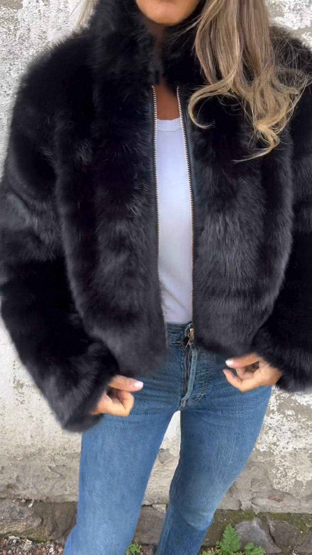 Sara™ | Cappotto à pelliccia di lusso