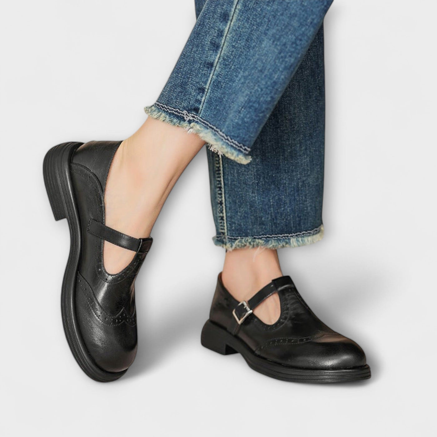 Janine | Mary Janes en cuir