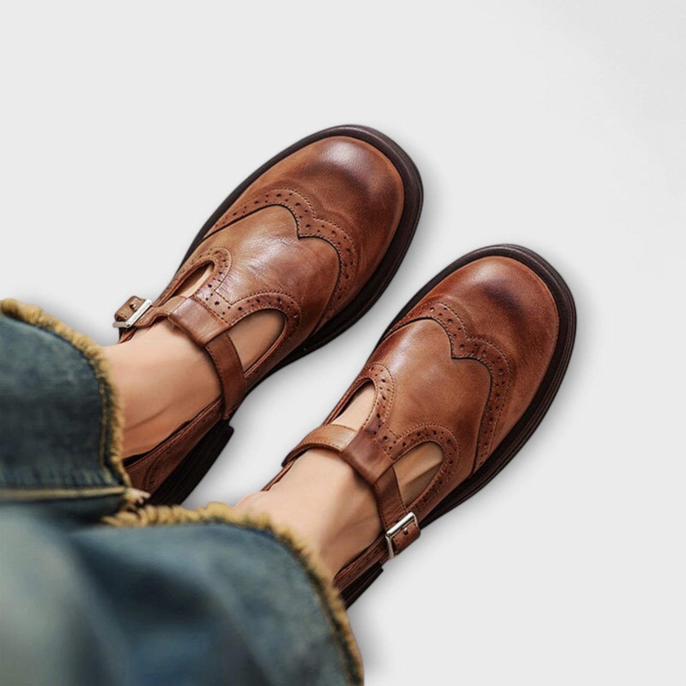 Janine | Mary Janes en cuir
