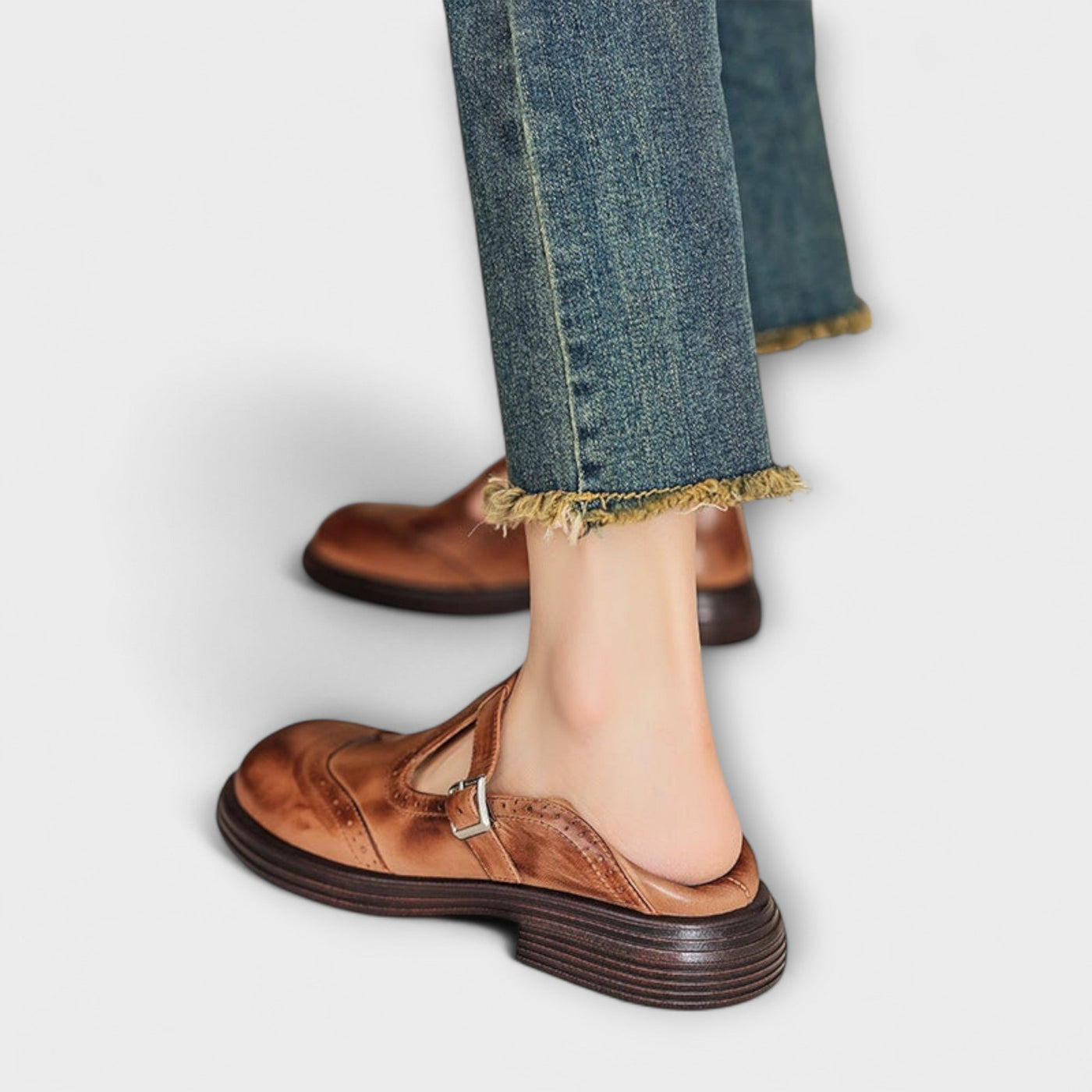 Janine | Mary Janes en cuir