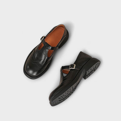 Janine | Mary Janes en cuir