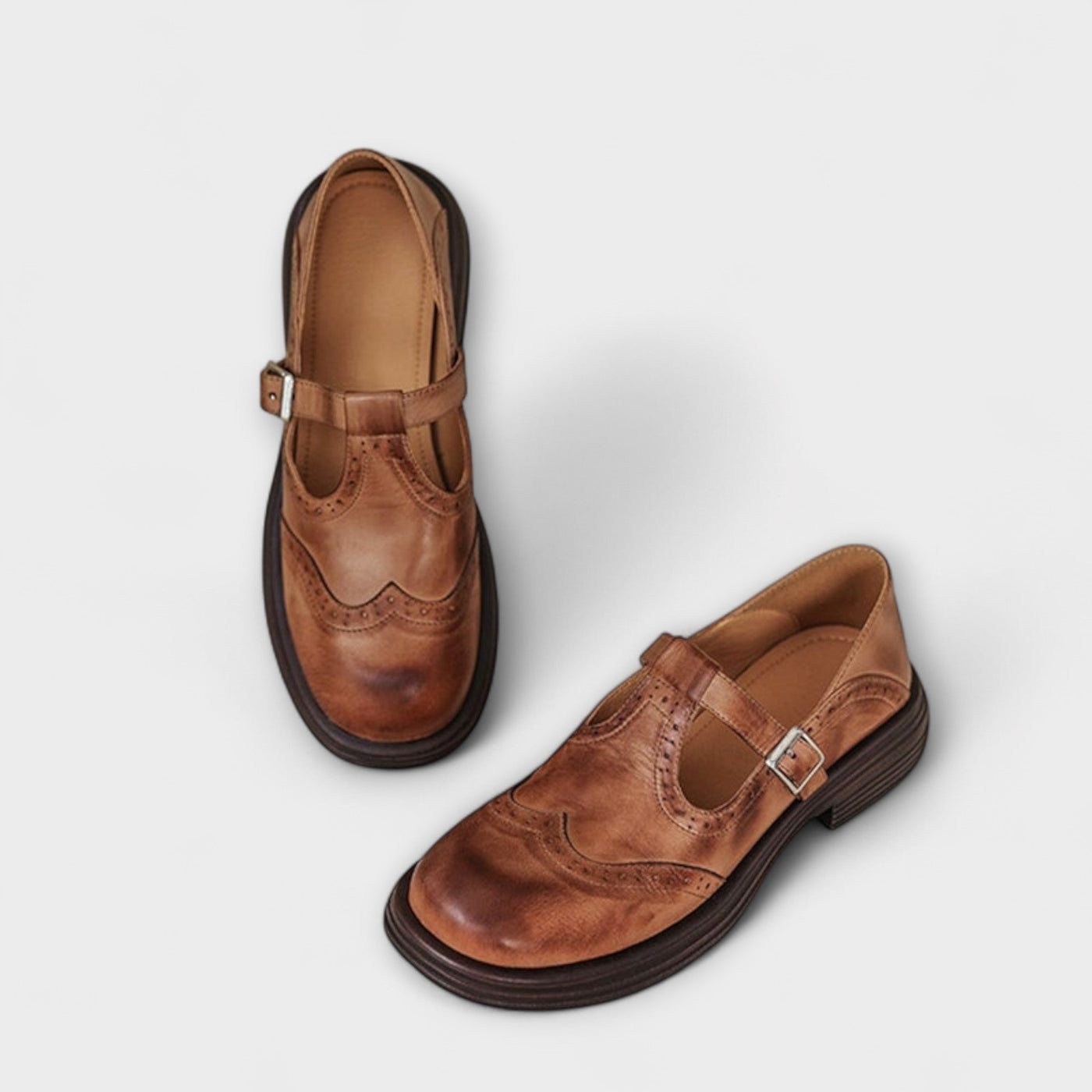 Janine | Mary Janes en cuir