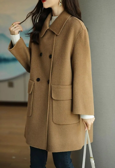 Elisa - Cappotto invernale da donna à lana 