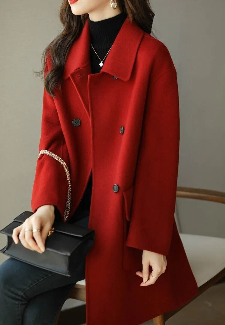 Elisa - Cappotto invernale da donna à lana 